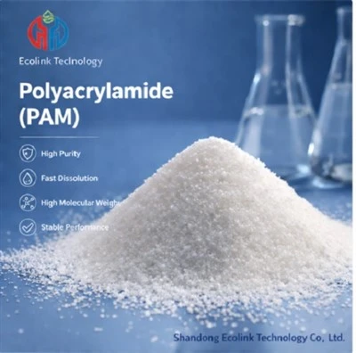 Kationisch polyacrylamidepoeder